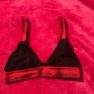 Calvin Klein Black and Red Lingerie
